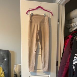 Women's Beige High-Waist Leggings